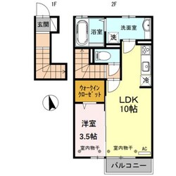 Ruscellia(ルシェリア)の物件間取画像